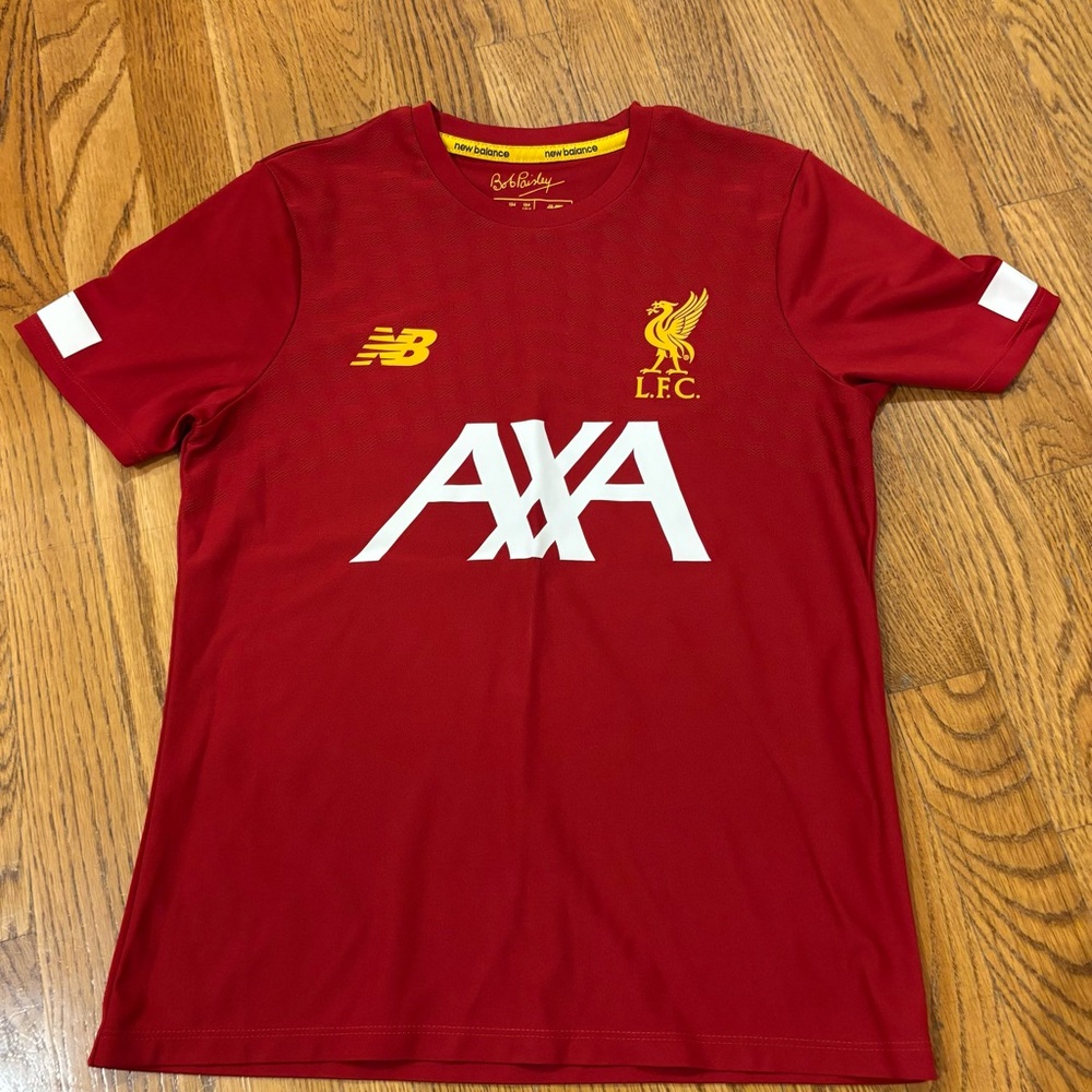 New Balance Red Liverpool FC Bob Paisley Tribute Jersey Youth M
